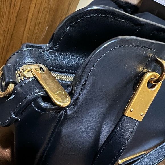 Marc by Marc Jacobs Bag Motif Ladies Black Leather Tote - Picture 4 of 9